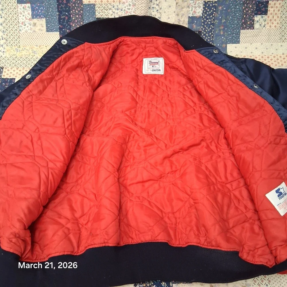 Vintage Minnesota Twins Starter Diamond Collection MLB Satin Snap Jacket Size XL